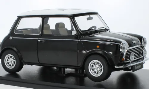 KK Scale Mini Cooper, schwarz/Dekor, 1:12,