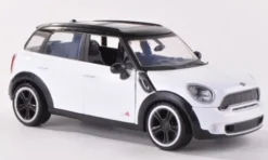 Motormax Mini Cooper S Countryman, weiss/schwarz, 1:24, Outlet