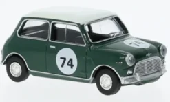 Norev Mini Cooper S, grün/weiss, 1964, 1:64, Hot
