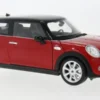 Welly Mini Cooper S, rot/schwarz, 2014, 1:18, Clearance
