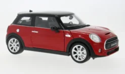 Welly Mini Cooper S, rot/schwarz, 2014, 1:18, Clearance