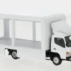 Tarmac Works Mitsubishi Fuso Canter, weiss, 1:64, Hot