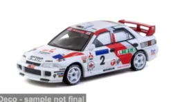 Tarmac Works Mitsubishi Lancer EVO III, Rally Hong Kong-Peking, 1996, #2, C.Gilbert, 1:64, New