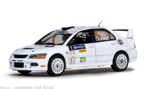 Vitesse Mitsubishi Lancer Evo IX, Rallye Mexico, 2009, #1, D.Auriol/D.Giraudet, 1:43,