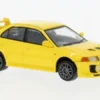 BM Creations Mitsubishi Lancer EVO V, gelb, 1:64, New
