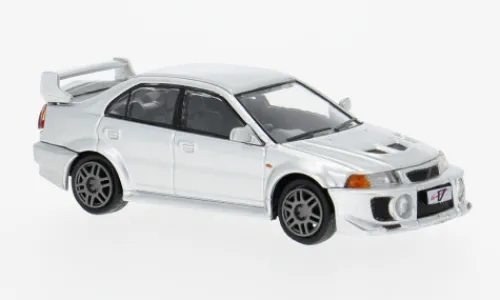 BM Creations Mitsubishi Lancer EVO V, silber, 1:64, Outlet
