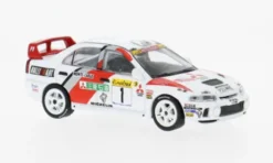 Tarmac Works Mitsubishi Lancer GSR Evolution IV, weiss, Rallye WM, Monte Carlo, #1, T.Makinen/S.Harjanne, 1:64, Discount