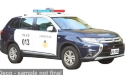 Vitesse Mitsubishi Outlander, 2019, Taipei City Police Department, 1:43, Discount