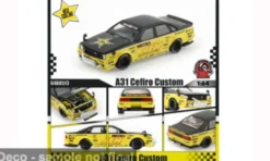 BM Creations Nissan A31 Cefiro Custom, gelb/schwarz, AEM RR, 1:64, Outlet