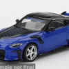 Mini GT Nissan Fairlady Z, blau/schwarz, 2024, 1:64, Outlet