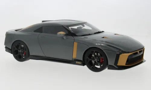 AUTOart Nissan GT-R50 by Italdesign, grau/gold, 1:18, Sale