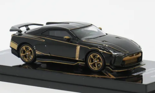 INNO64 Nissan GT-R50 by Italdesign, schwarz/chrom, 1:64, Discount
