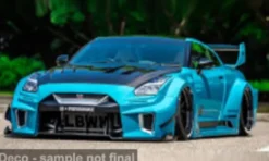 Solido Nissan GT-R (R35), blau/schwarz, 2025, 1:18, Best