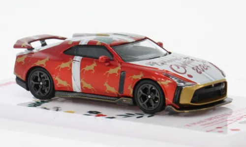 INNO64 Nissan GT-R50, rot/Dekor, 2024, 1:64, Discount