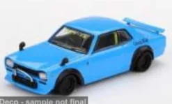 Mini GT Nissan Hakosuka LB Works, blau, 2015, 1:64, Outlet