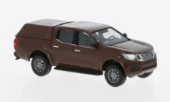 Busch Nissan Navara, braun, 2015, 1:87, Best