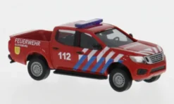Busch Nissan Navara D231, 2015, Feuerwehr Glücksburg, 1:87, New