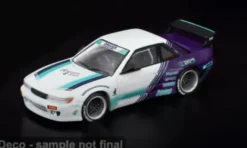 Pop Race Nissan Pandem S13, weiss/violett, 1:64, Hot