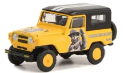 Greenlight Nissan Patrol, gelb/schwarz, 1965, Smokey Bear, 1:64, Outlet
