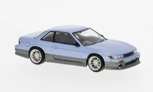 Tarmac Works Nissan Silvia (S13), blau/grau, 1:64, Outlet