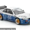 Pop Race Nissan Silvia (S13), blau/weiss, 1:64, Best