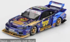 Mini GT Nissan Silvia S15 LB-Super Silhouette, Formula Drift, 2025, Team Liberty Walk, #555, 1:64, Hot