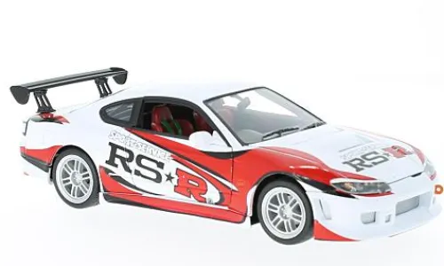 Welly Nissan Silvia S15 RS-R, weiss/Dekor, 1:24, Outlet
