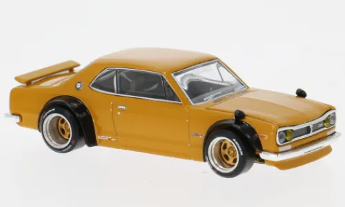 Mini GT Nissan Skyline GT-R (KPGC10), hellbraun, 1969, 1:64,