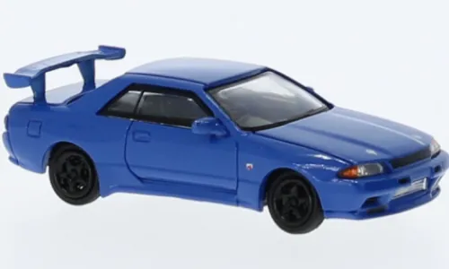 Lang Feng Model Nissan Skyline GT-R (R32), blau, 1:87,