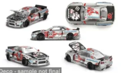 Mini GT Nissan Skyline GT-R (R34), 1999, Kaido Star Racing, 1:64,