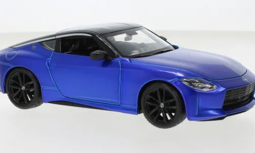 Maisto Nissan Z, blau/schwarz, 2023, 1:24, New