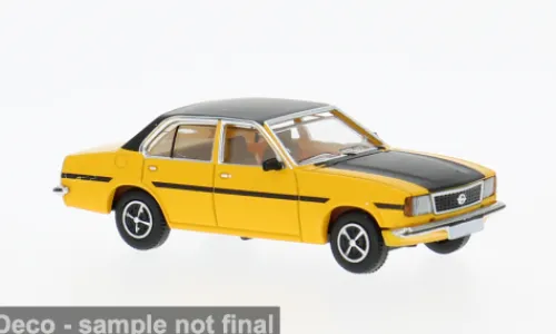 PCX87 Opel Ascona B, dunkelgelb/schwarz, 1975, 1:87, Best