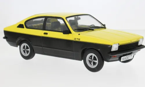 MCG Opel Kadett C Coupe GT/E, gelb/schwarz, 1975, 1:18,