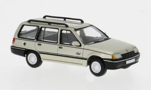 PCX87 Opel Kadett E Caravan Club, hellbeige, 1989, 1:87, Hot