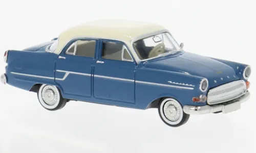 Brekina Opel Kapitän, blau, 1956, 1:87, Best