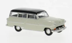 Brekina Opel Olympia Caravan, grau, 1954, 1:87, Best