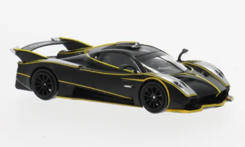 Tarmac Works Pagani Huayra R, schwarz/silber, 1:64, Best