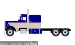 IXO America Peterbilt 359, blau/beige, 1973, 1:64, Clearance