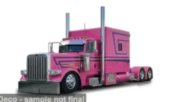 IXO America Peterbilt 379, pink/Dekor, 1:64, Discount