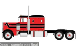 IXO America Peterbilt 359, rot/schwarz, 1973, 1:64, Hot