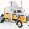 Brekina Peterbilt 359, weiss/dunkelgelb, 1973, 1:87, New
