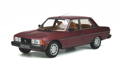Ottomobile Peugeot 604, dunkelrot, 1983, 1:18, New