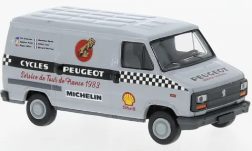 Brekina Peugeot J5 Kasten, 1982, TdF 1983, 1:87, New