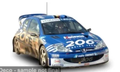 Sun Star Peugeot 206 WRC, Rallye du Condroz, 2003, #2, F.Loix/S.Smeets, 1:18, Sale