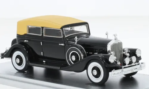 Kess Pierce Arrow 1242 Convertible Sedan Le Baron, schwarz/hellbraun, 1933, 1:43, New