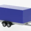 Herpa - PKW-Planenanhänger 2achs, blau, 1:87, Outlet
