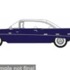 Oxford Pontiac Bonneville Coupe, dunkelblau, 1959, 1:87, Hot