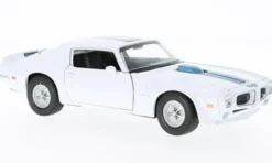 Welly Pontiac Firebird Trans Am, weiss/blau, 1972, 1:24, Hot