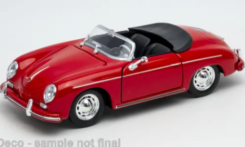 Welly Porsche 356 A Speedster, rot, 1:24, Outlet