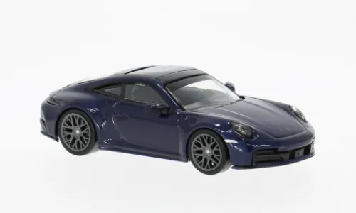 Minichamps Porsche 911 (992.2) Carrera, blau, 2025, 1:64, Hot